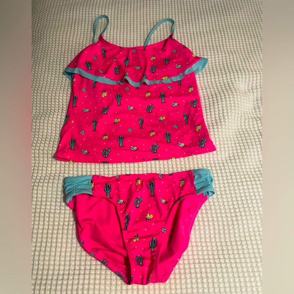 Justice Girls Tankini Swimsuit - Size 20, gently used